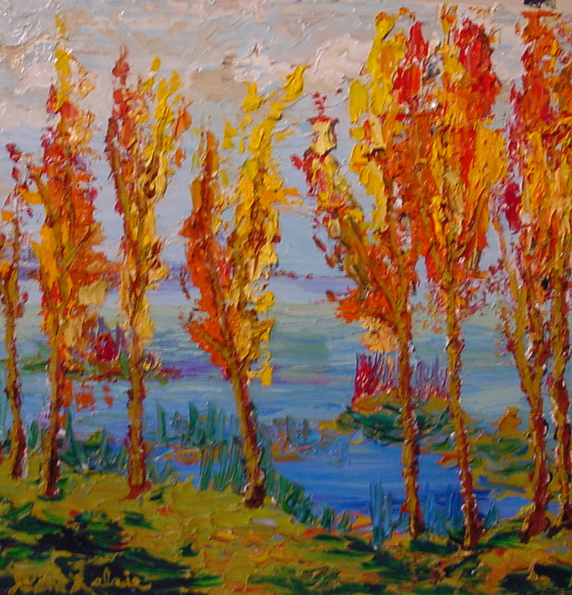 Maples at Edge Painting